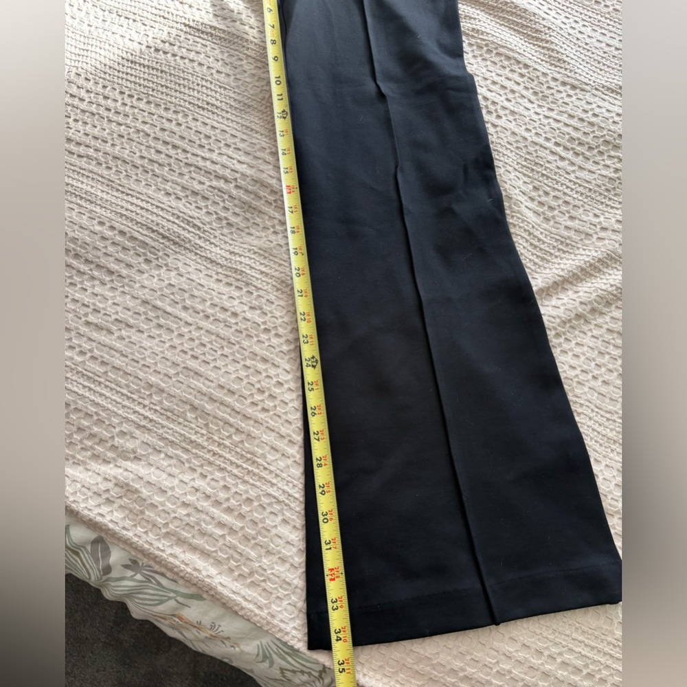 SPANX NWT Hi-rise flare in ponte classic black pants. Size large tall. - Picture 9 of 10